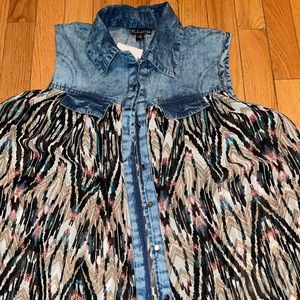 Fashion Web Tank Top Blouse